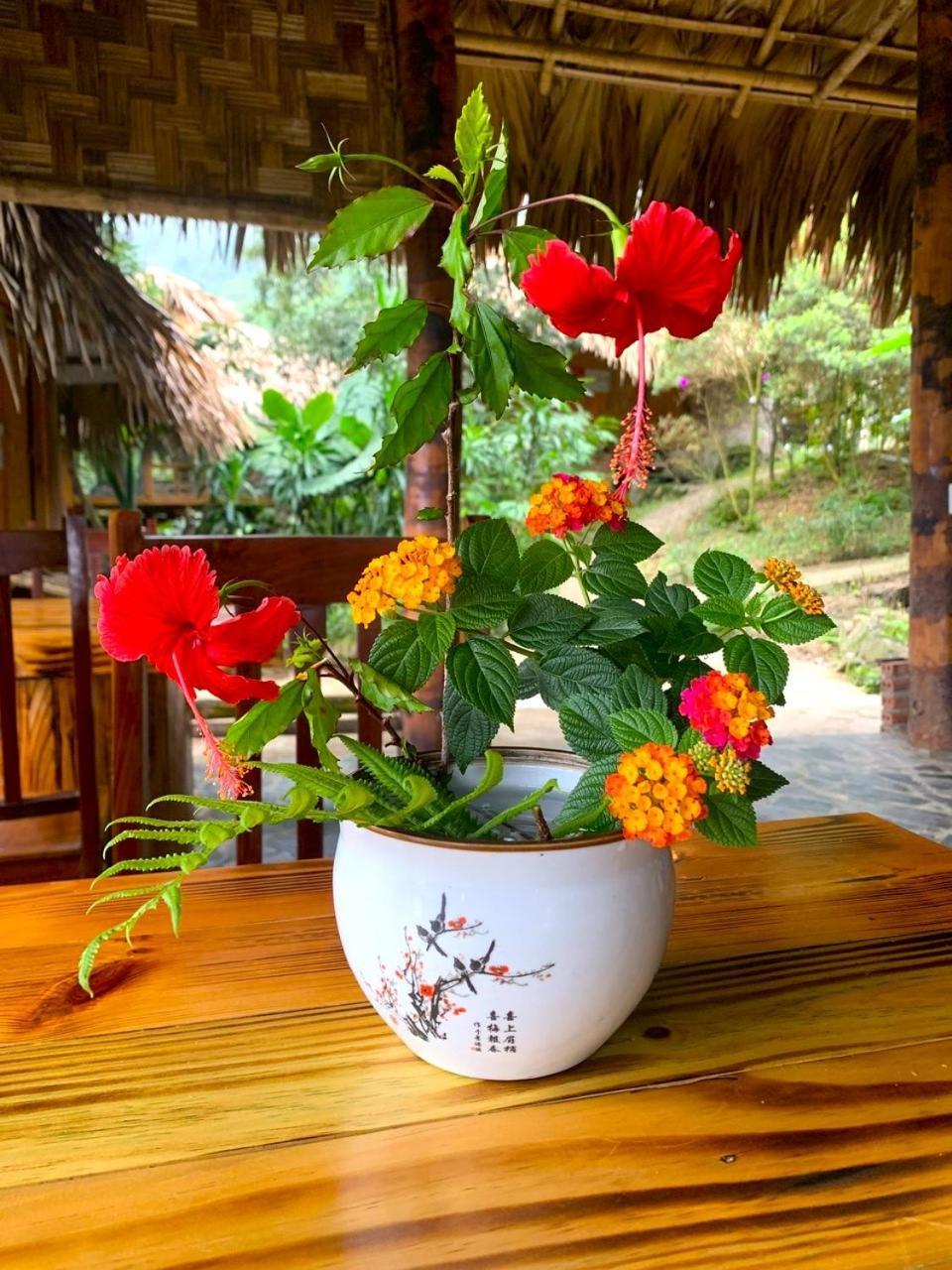 Pu Luong Cuisine Garden Homestay Lang Bang Exterior foto