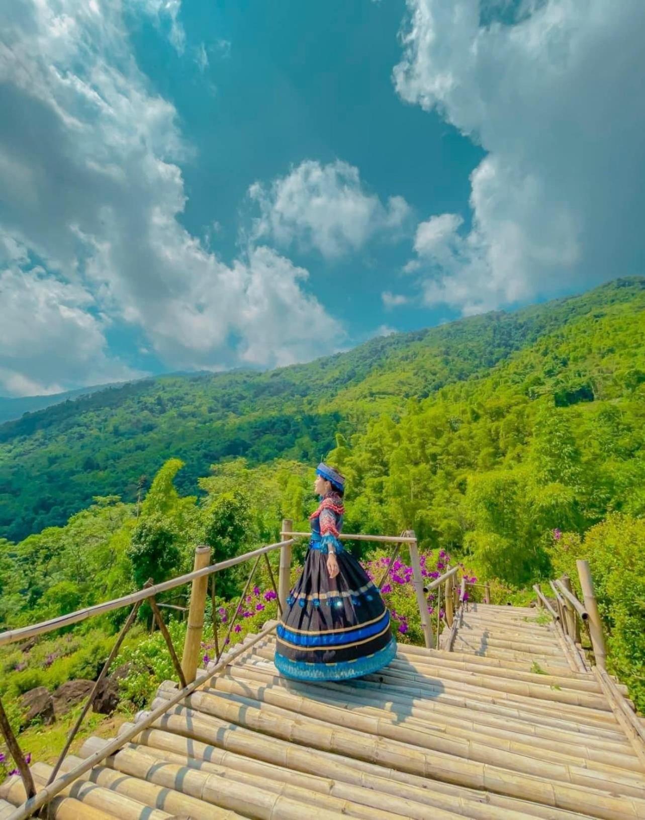 Pu Luong Cuisine Garden Homestay Lang Bang Exterior foto